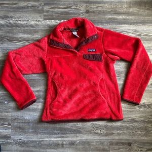 Patagonia Retool Snap-t Red Pullover